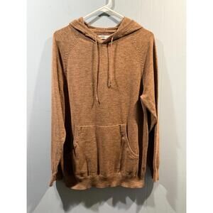 Mens Sonoma Sweatshirt With Hood Size Large Brown